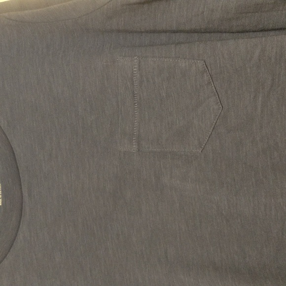 NWT Madewell XXS Long Sleeve Crew Neck Pocket Tee Naval Blue - Picture 4 of 7